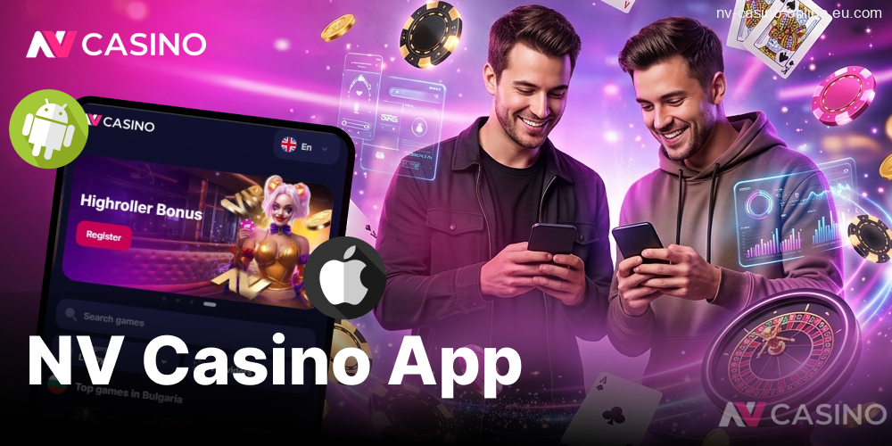 nvcasino app – highroller bonus and game search