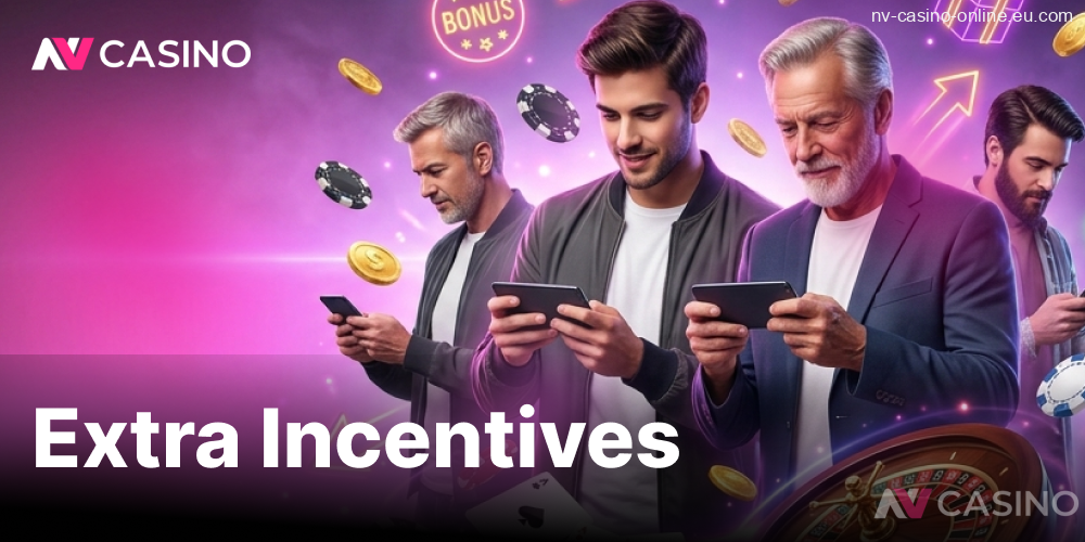 nvcasino – extra incentives and bonus offers for players