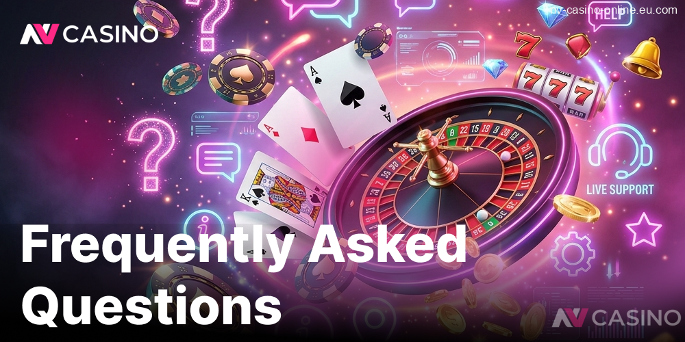 NVCasino – frequently asked questions, help and live support
