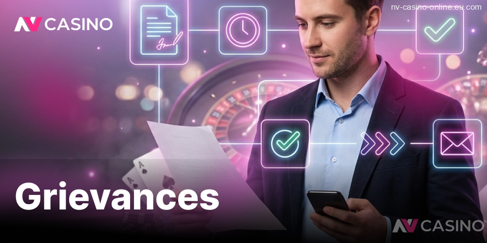 nvcasino – grievances and complaint resolution for players
