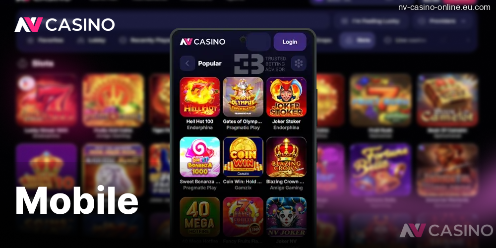 nvcasino mobile – popular slots and trusted betting advisor