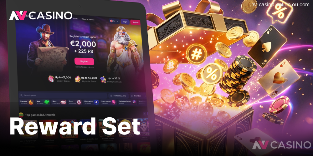 nvcasino – winner reward set and loyalty prizes