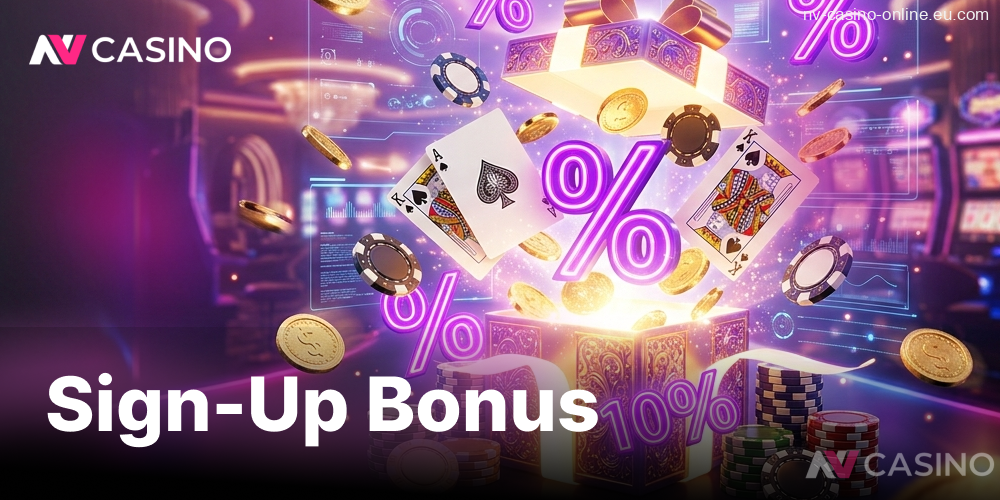 nvcasino – sign-up bonus for new players