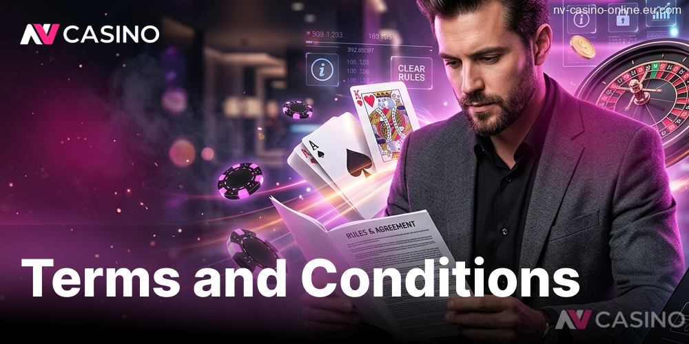 nvcasino – terms and conditions